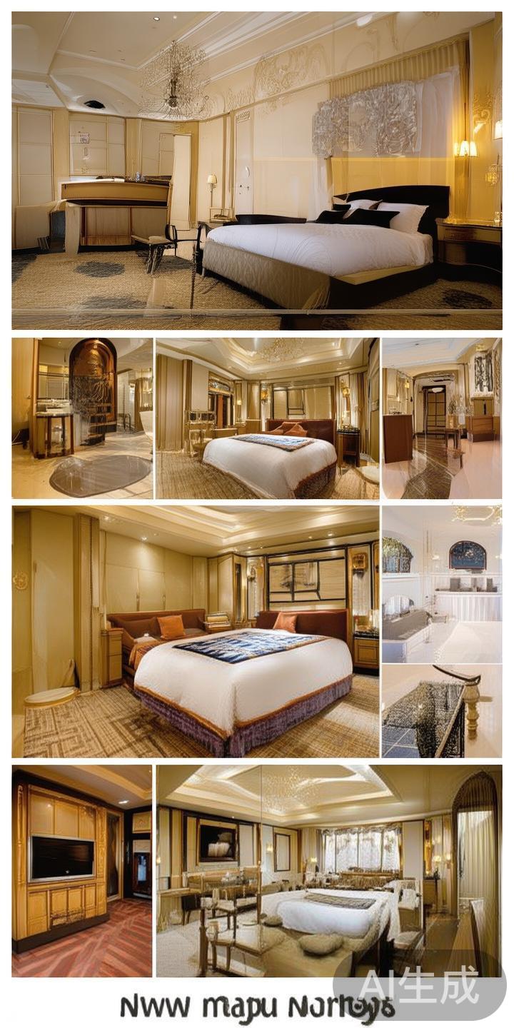 新葡京酒店的客房类型丰富多样，涵盖标准间、豪华套房