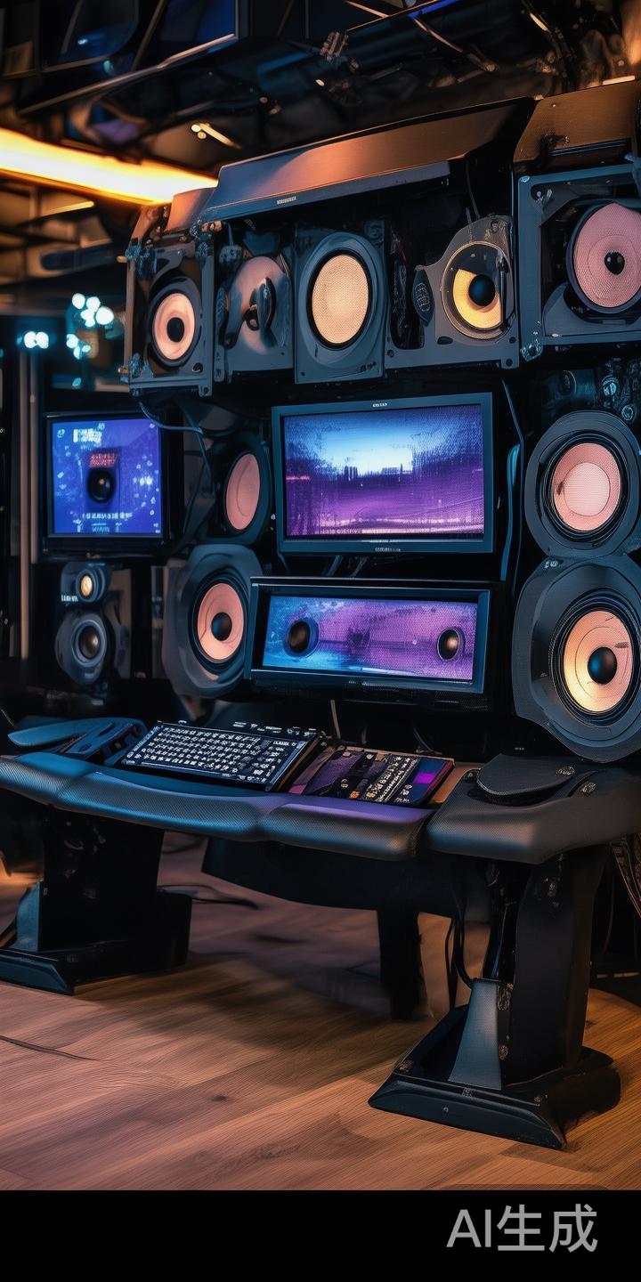 在音响布置方面，应采取“环绕声”与“分区控制”相结