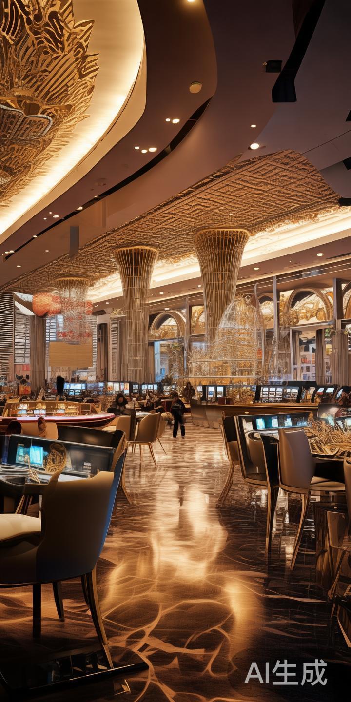 作为澳门的地标性建筑之一，新葡京以其恢宏的建筑风格