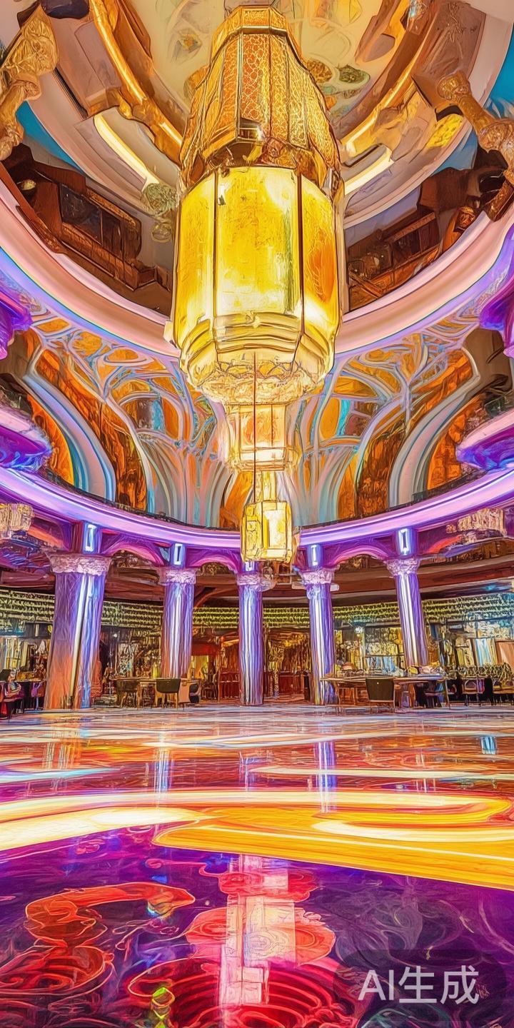 走进澳门新葡京，首先映入眼帘的是其宏伟的建筑设计和